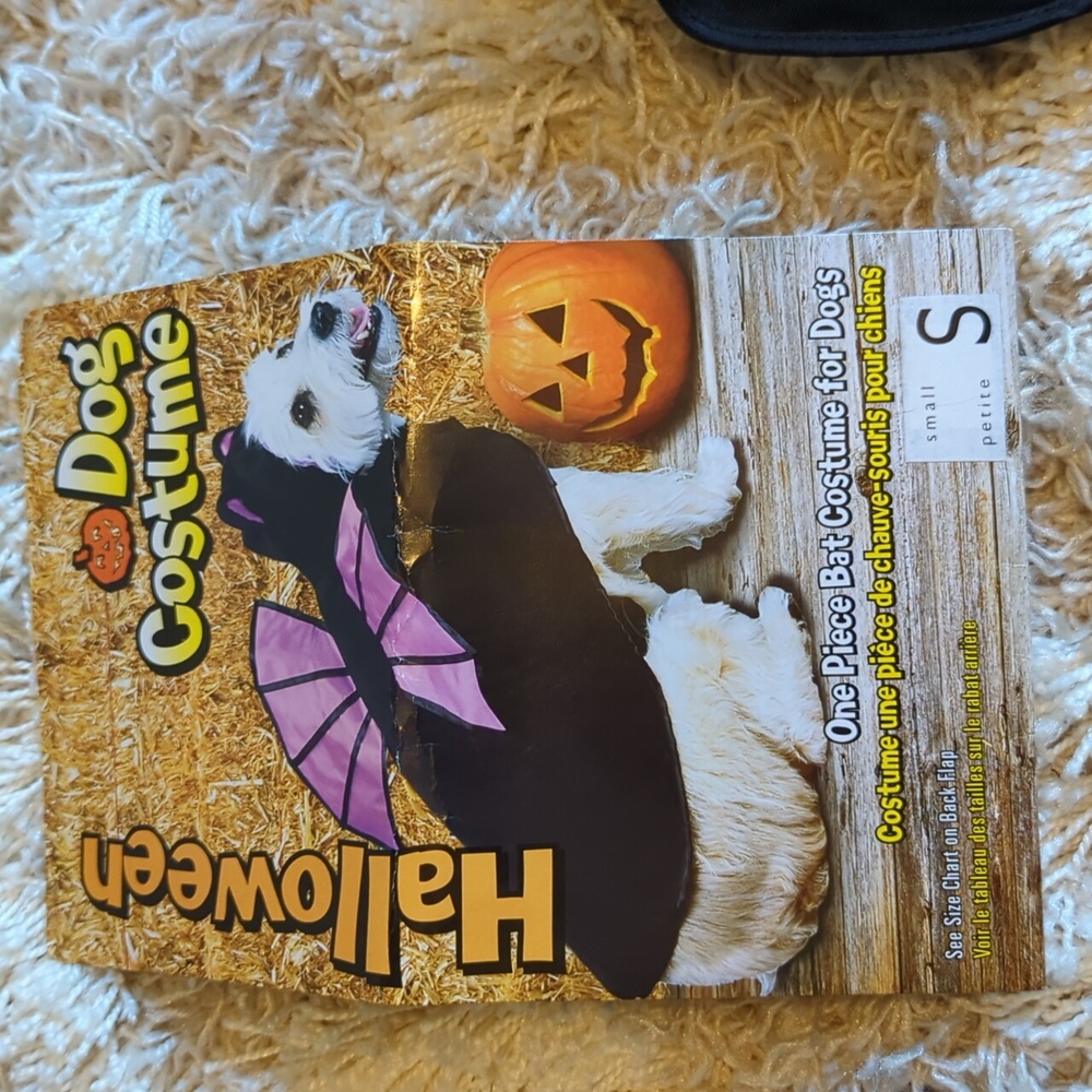 Dog bat Halloween costume NWT